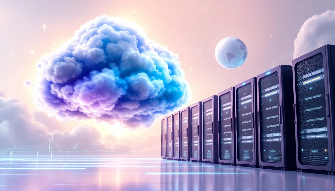 Managed cloud services provided by an IT services company, ensuring business continuity.